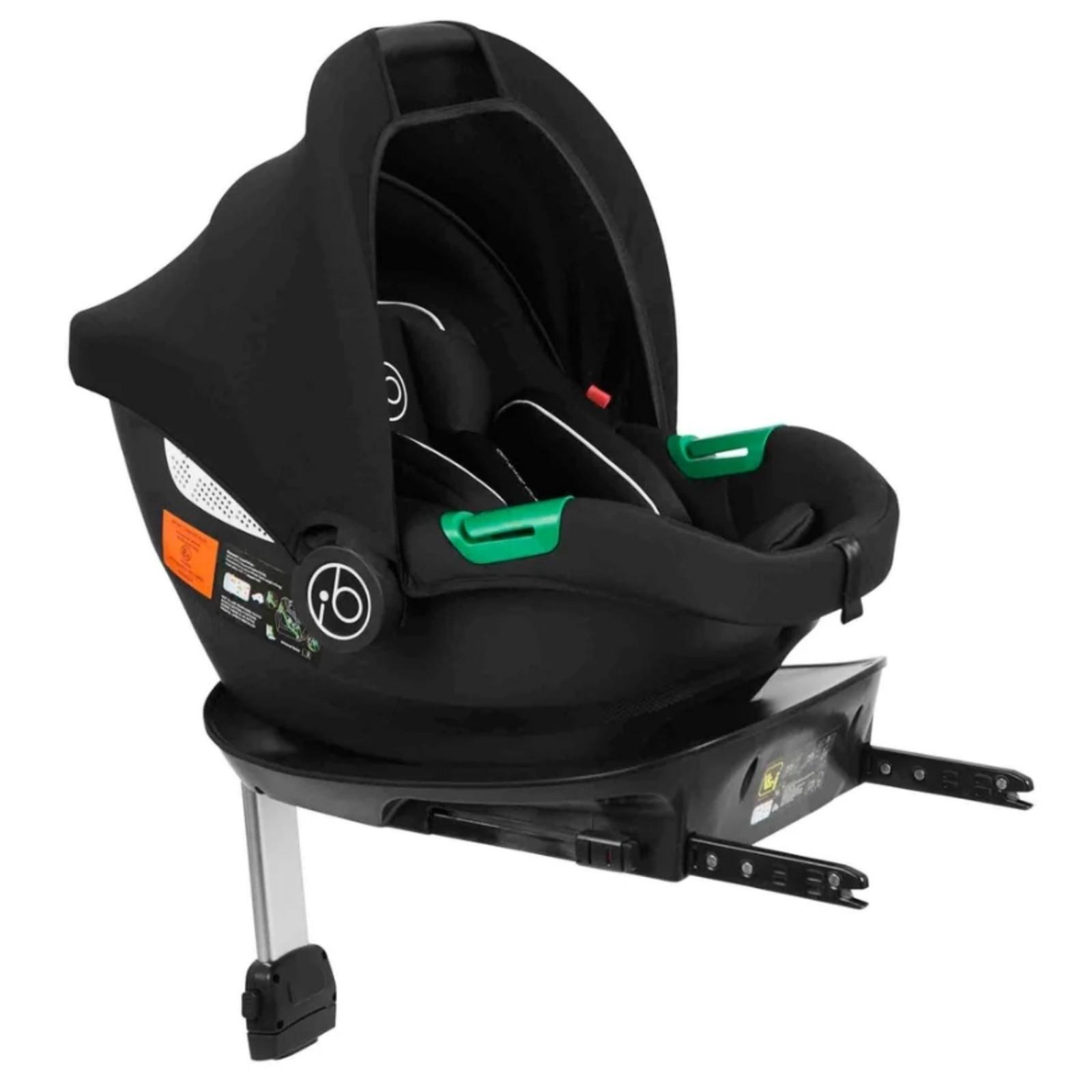 Ickle Bubba Cirrus i-Size Car Seat with Isofix Base - Black