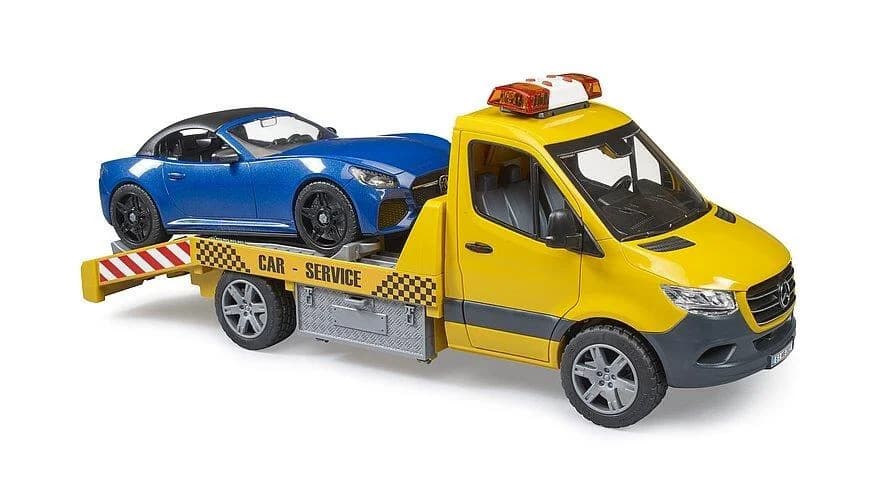 BRUDER MB Sprinter Transporter with Light & Siren - B102675 - MUNICIPLE TOY