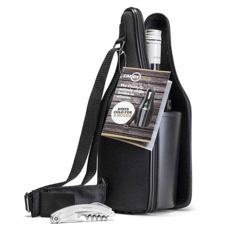 CellarDine CaddyO Bottle Chiller + free Wine Pourer + free Bottle Opener