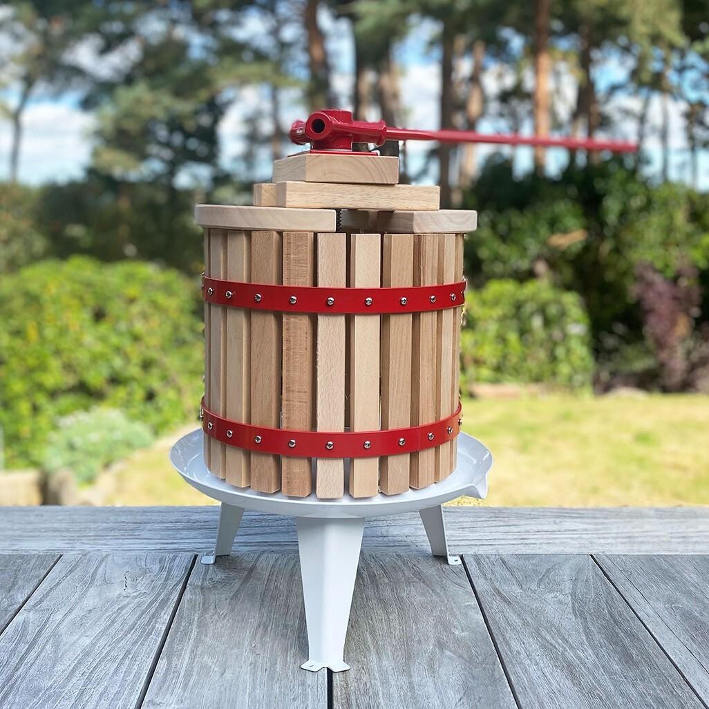 Traditional Fruit and Apple Press (12 Litre) with Straining Bag Juice Cider Wine