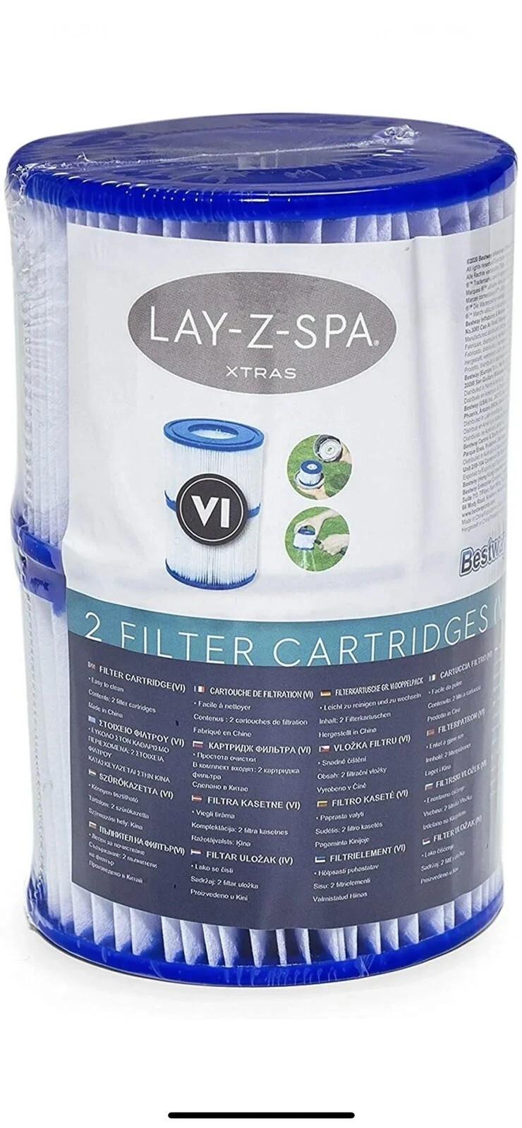SPA Filter Cartridge(VI) for Hot Tubs and Spa’s – BW60311   inc VAT Lay-Z-Spa