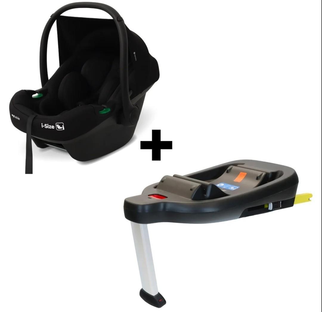 My Babiie MBCS02 i-Size Infant Carrier Car Seat and ISOFIX Base - Black