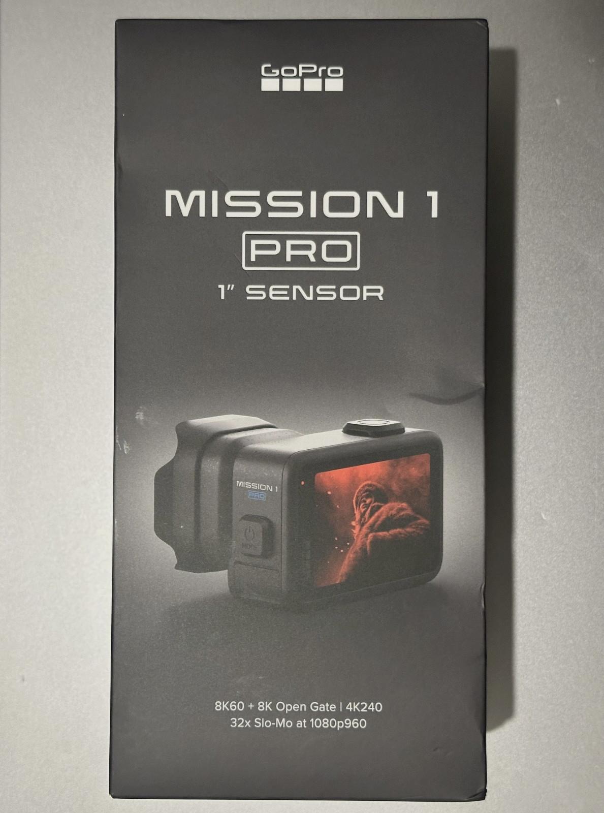 GoPro MISSION 1 PRO 50MP Action Camera with 8K60 UHD Video HDR - Brand New