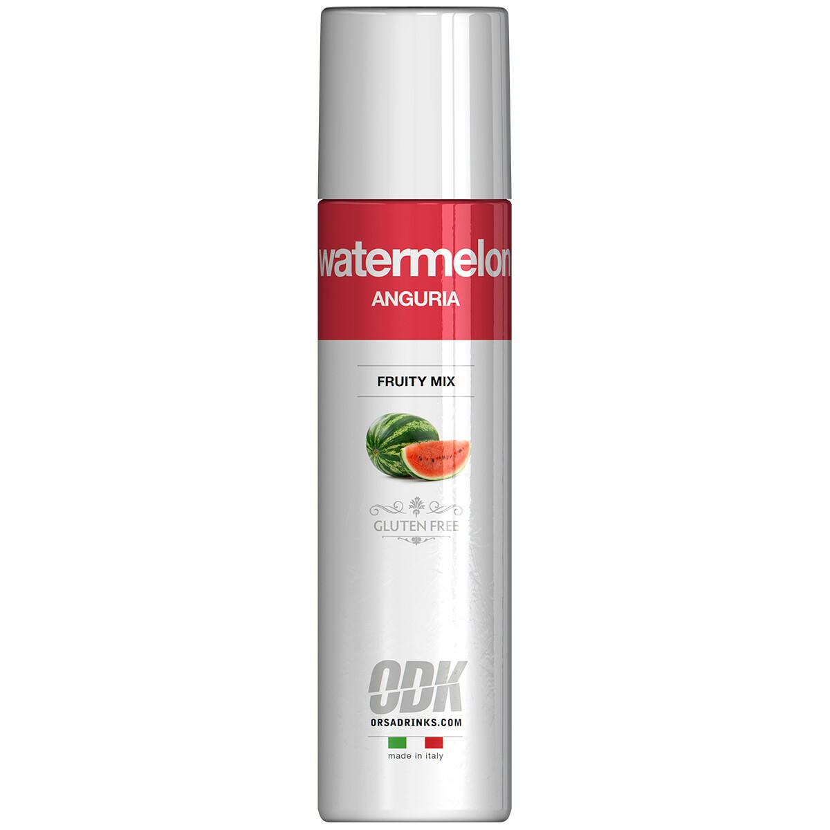 ODK WaterMelon Puree 750ml - Fruit Puree for Cocktails in a Squeeze Bottle