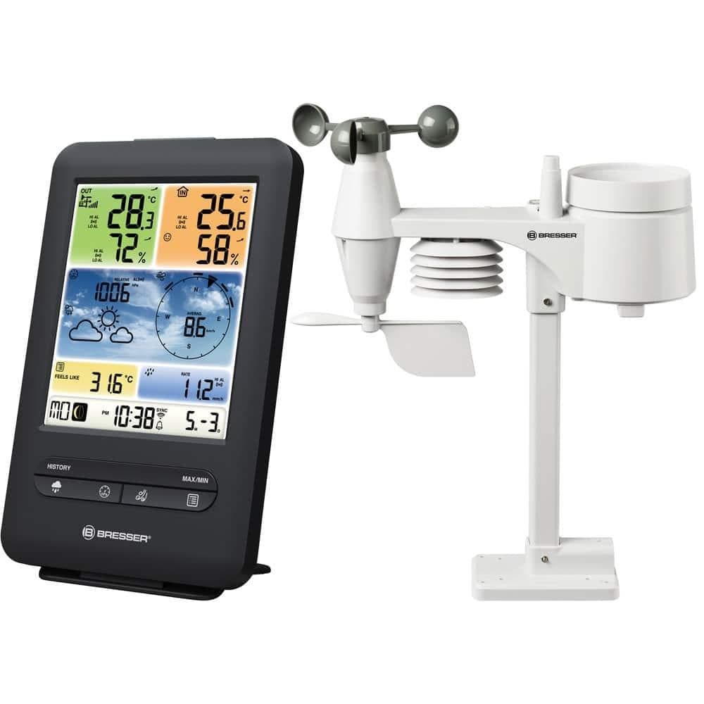 Bresser Professional 5-in-1 Colour Wi-Fi Weather Station V 7002585