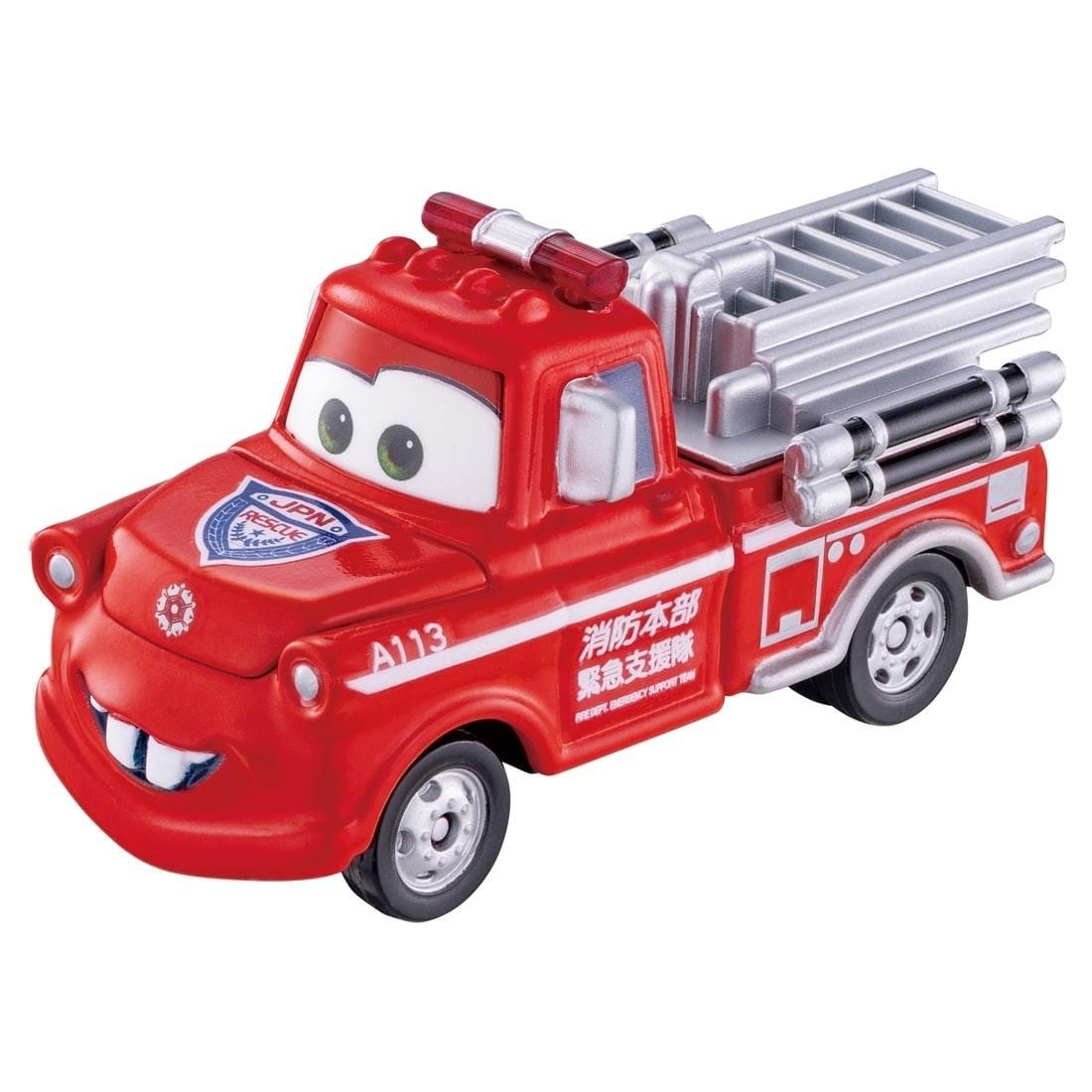 Takara Tomy Disney Tomica C-38 Mater (Fire Truck Type) Diecast Model Car
