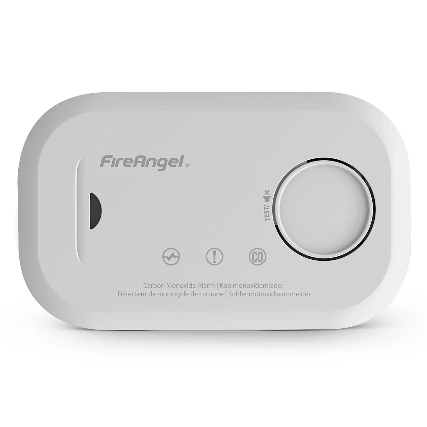 Fireangel Carbon Monoxide Alarm Battery Powered CO Detector Home Office Use CO2