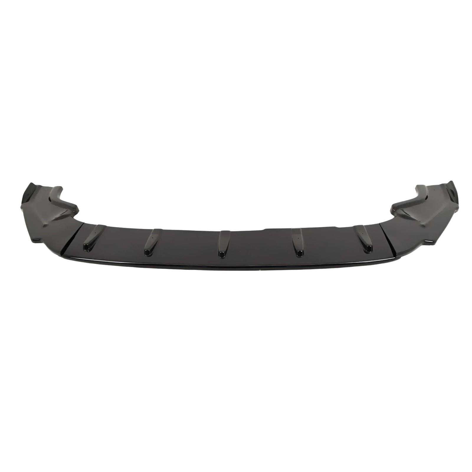Front Splitter Spoiler Lip Gloss Black Fits VW Golf MK7.5 R GTD GTI 2017-2020 - Image 2