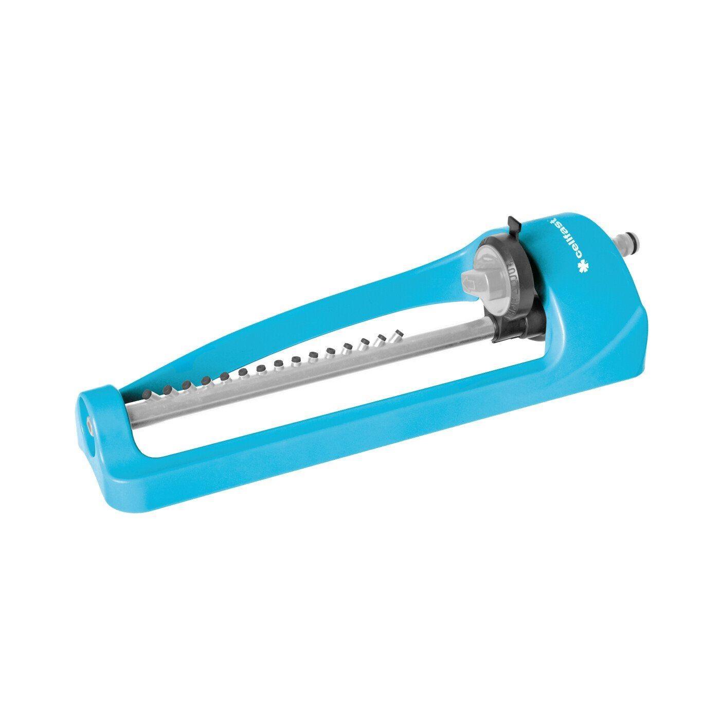 Cellfast 15 Hole Oscillating Hose Pipe Water Sprinkler Spray Garden Lawn Grass Flowers - Blue - Image 2