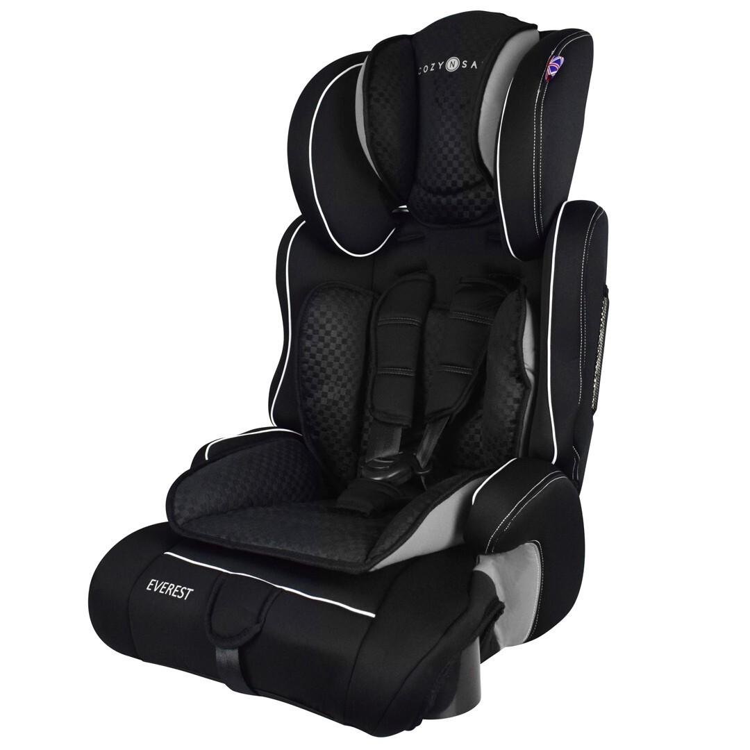Cozy N Safe Everest Car Seat 9-36kg Group 1/2/3 Harness Booster Cupholders