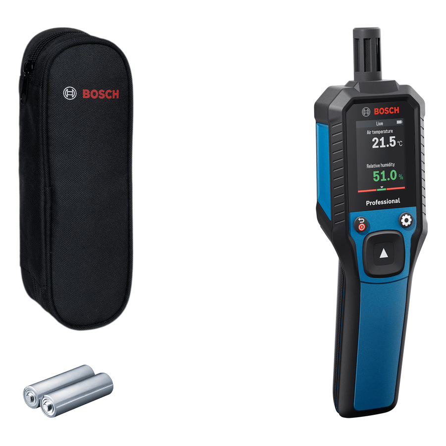 Bosch E-STOCK GDH 1-17 (2 x AA Batteries) Thermo Hygrometer 0601078400