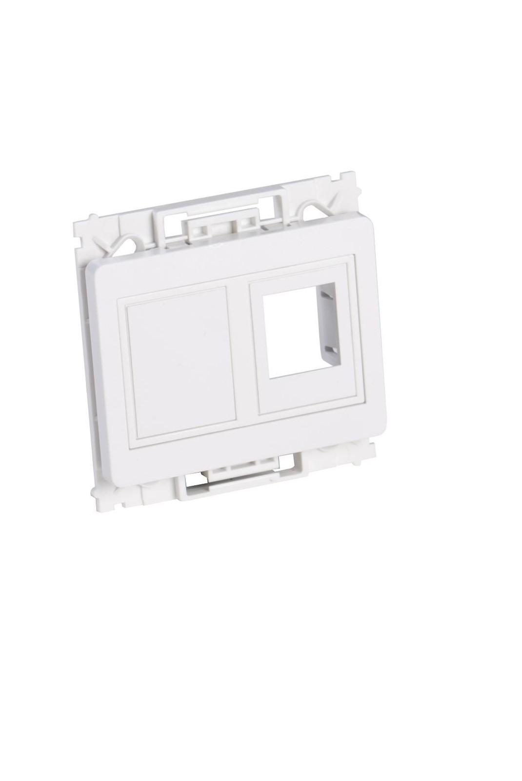 Lanview LVN126160 Wall plate 2 x keystone for