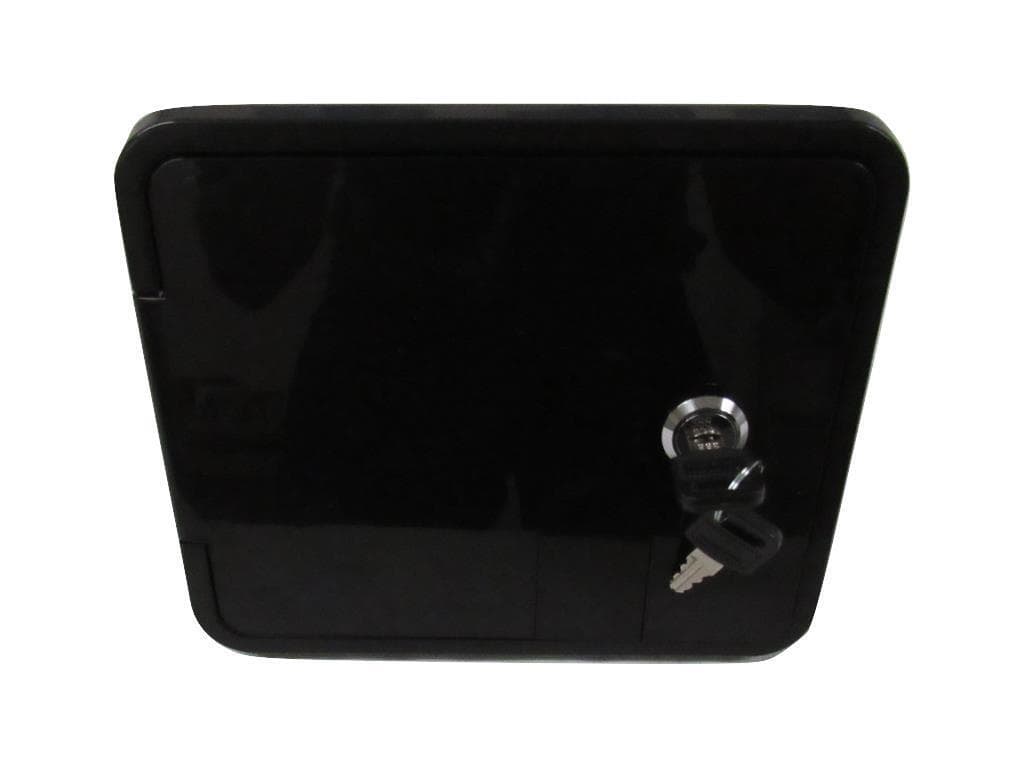 Fresh Water Inlet Hatch & Keys 16 X 19CM (Locking Filler Cap Boat Caravan Black)