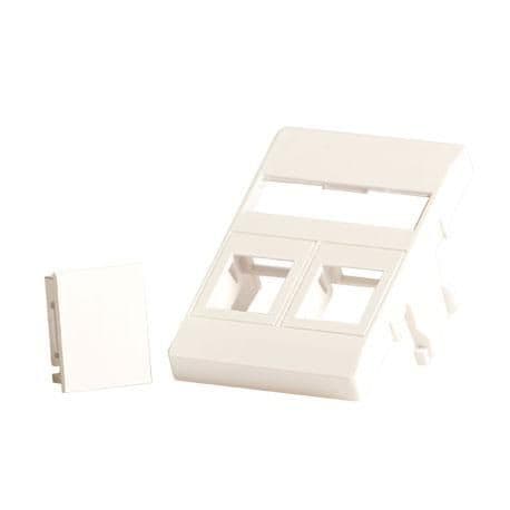 Lanview LVN127866 Wall plate 2 x keystone for