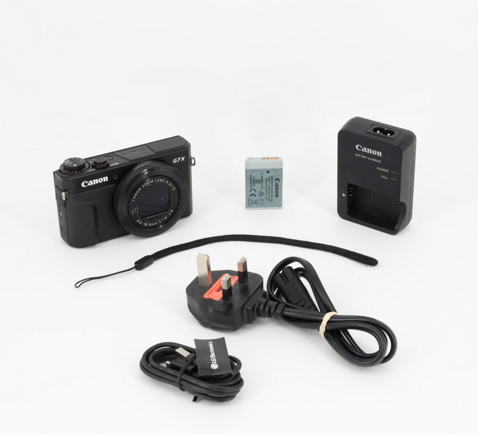 Canon PowerShot G7 X Mark II Compact Camera - Black - Image 1