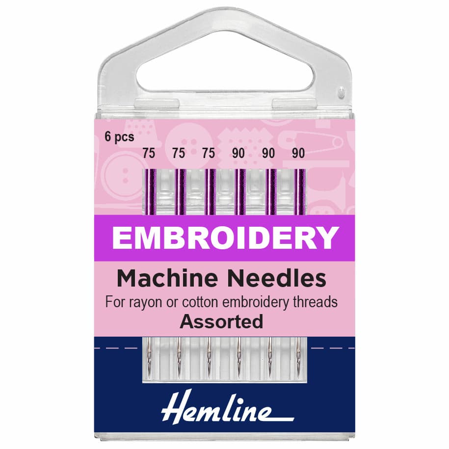Assorted Sewing Machine Needles - Embroidery