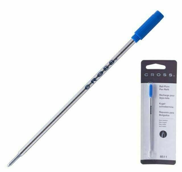 Cross Ballpoint Pen Refill Blue Ink Medium Ball Original Pen Refill 8511