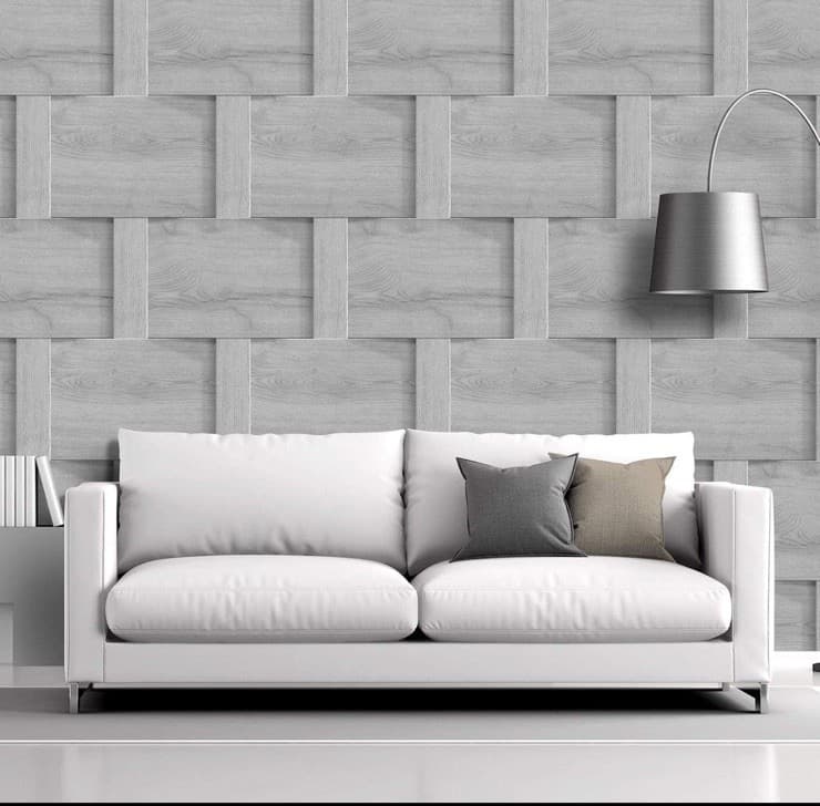 1x Roll Harrow Grey Wallpaper Pattern no 6739 By Debona Wall Coverings New - Image 1