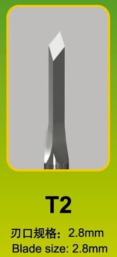 MasterTool 09928 Master Tools Chisel T2 2,8 x 2,8mm, Diamond Tip