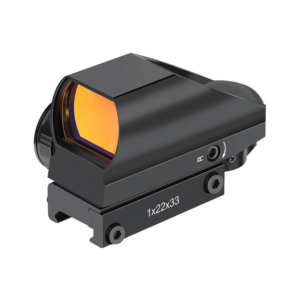 Feyachi Red Dot Sight RS25 4 MOA Reflex sight with 4 S, Black