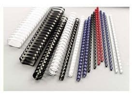 GBC CombBind A5 12mm Binding Spines Black Pack of 100 (4400010) - Image 2