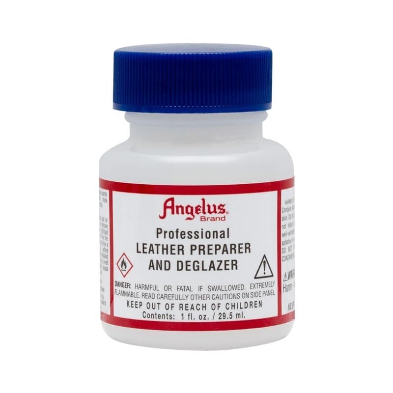 Angelus Leather Preparer & Deglazer 1oz/30ml - All Purpose Cleaner & Stipper