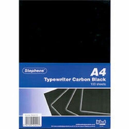 Carbon Paper Black 40g Typewriter Stephens RS520153 Carbon Paper 10 sheets