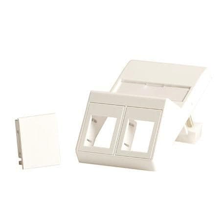 Lanview LVN126105 Wall plate. angled. for 2 x