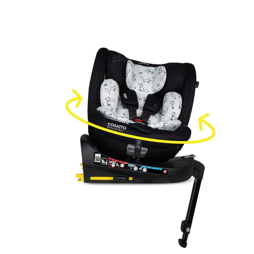 Cosatto i-Size 360 Rotating Car Seat Birth to 150cm (Approx. 4 Years) Foxed