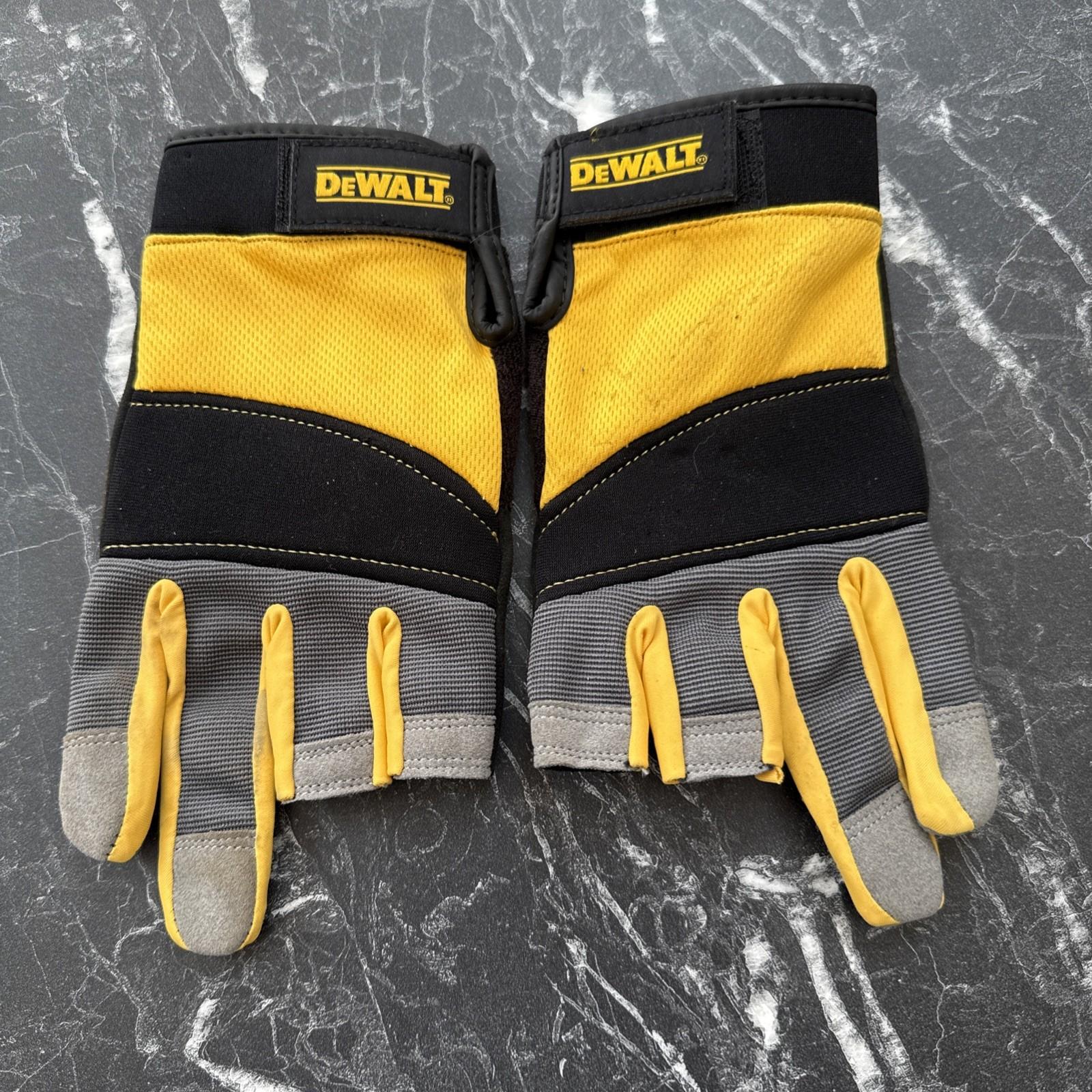 DeWalt DPG214L EU Performance 3-Finger Work Gloves Black Large