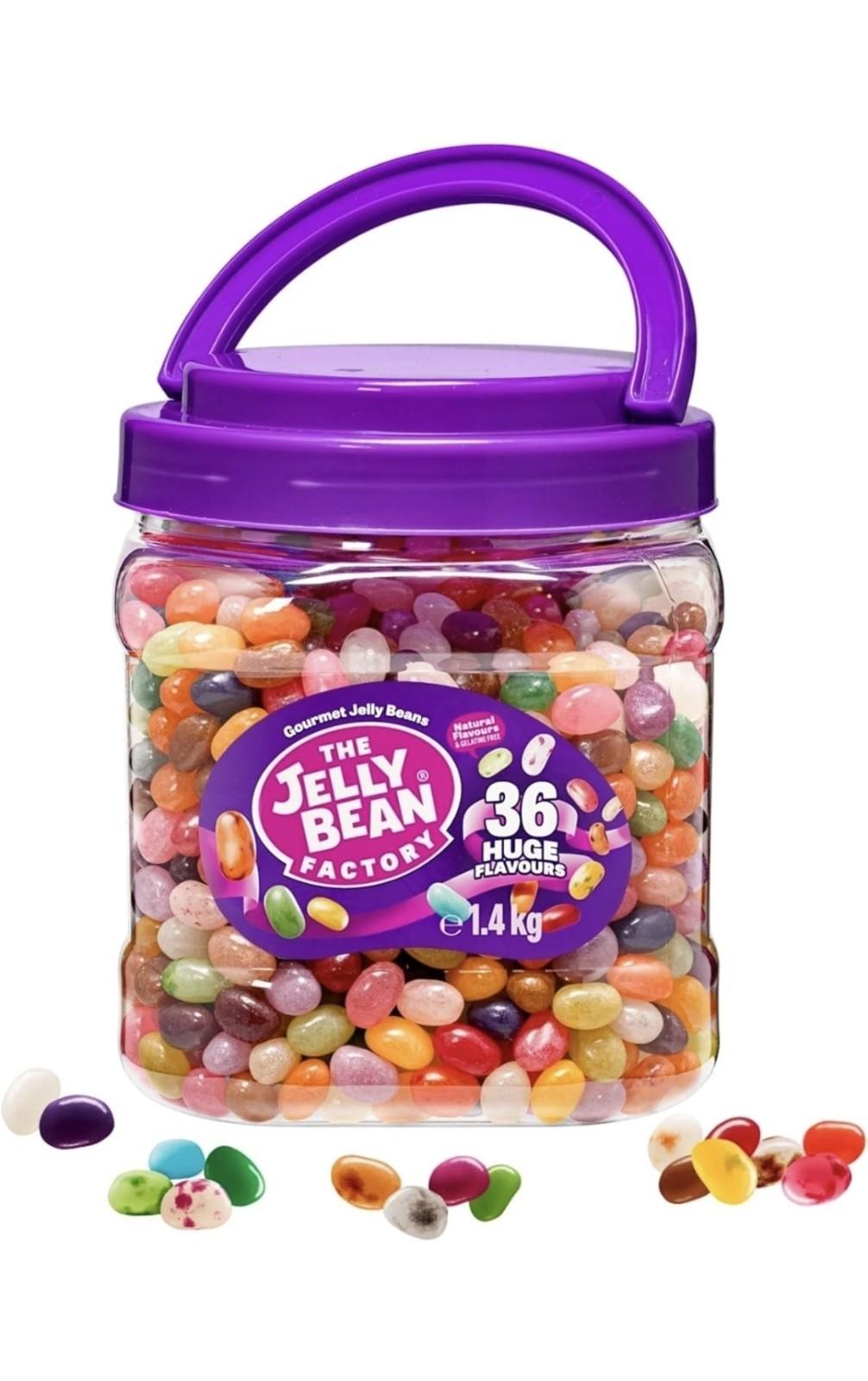 The Jelly Bean Factory Huge Flavours 1.4kg - Gourmet Jelly Beans π